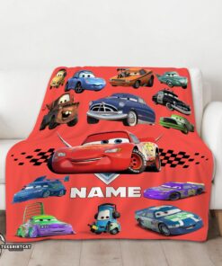 Pretty Pixar Cartoon Cars Character Blanket Fleece Customized Blanket - Image 3