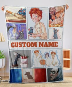 Pretty Pixar Ratatouille Linguini And Remy With Friends Blanket Fleece Customized Blanket