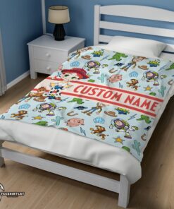 Pretty Pixar Toy Story Cowgirl With All Friends Blanket Fleece Customized Blanket - Image 3