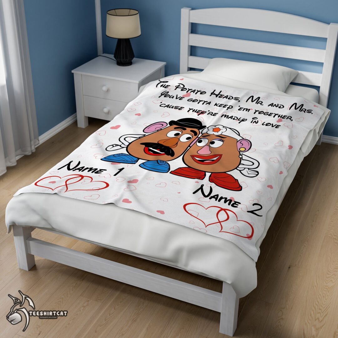 pretty-pixar-toy-story-mr-potato-and-ms-potato-blanket-fleece-customized-blanket-mk-01-2 Pretty Pixar Toy Story Mr. Potato And Ms. Potato Blanket Fleece Customized Blanket - Image 3