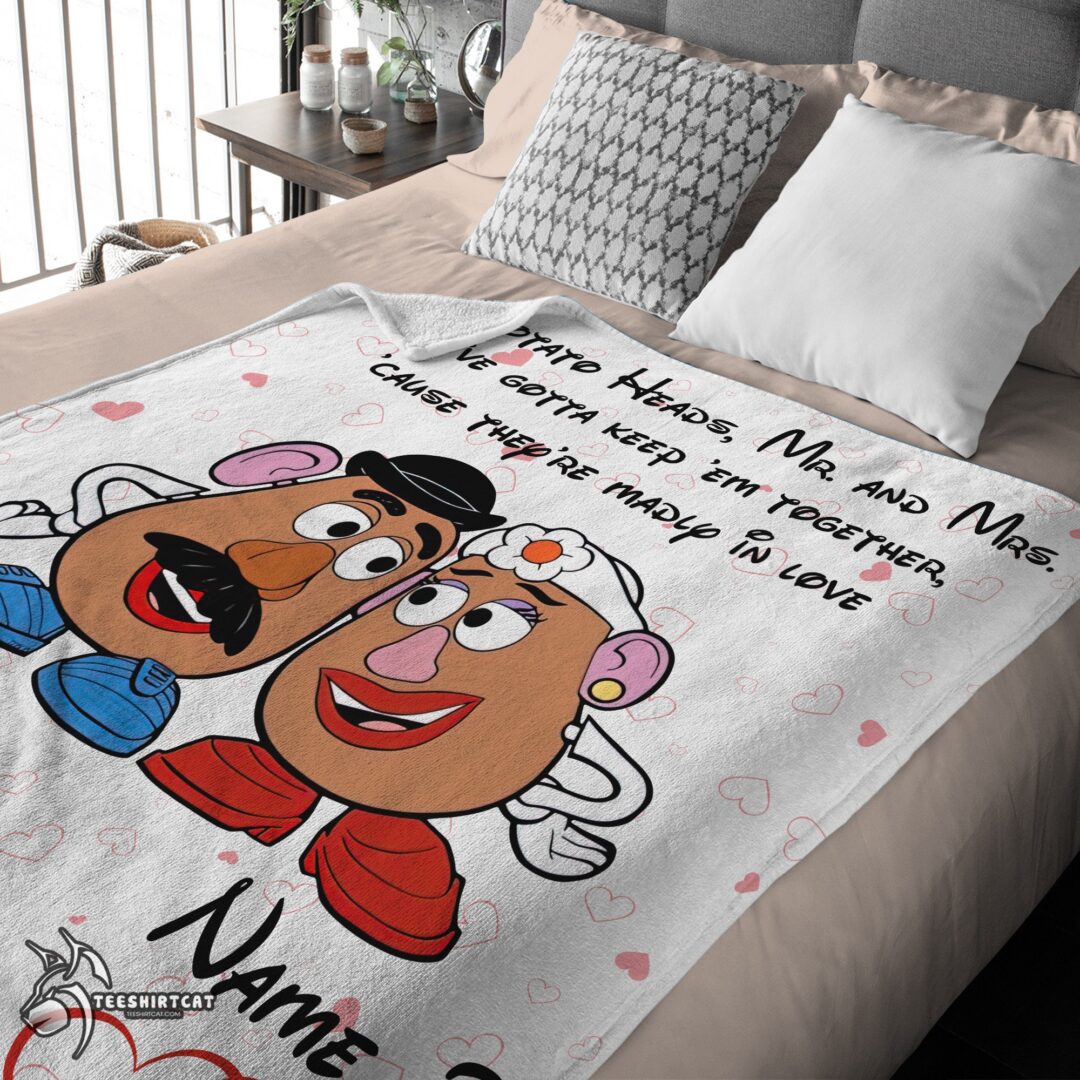 pretty-pixar-toy-story-mr-potato-and-ms-potato-blanket-fleece-customized-blanket-mk-01-3 Pretty Pixar Toy Story Mr. Potato And Ms. Potato Blanket Fleece Customized Blanket - Image 4