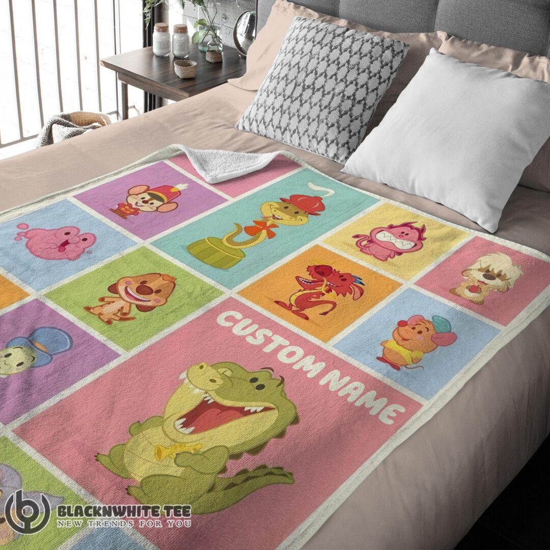 Pretty Premium Chibi Animals Blanket Fleece Customized Blanket