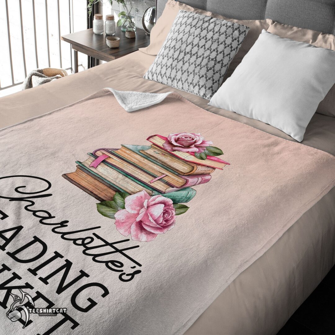 pretty-pretty-vintage-book-reading-blanket-fleece-customized-blanket-mk-03 Pretty Pretty Vintage Book Reading Blanket Fleece Customized Blanket - Image 4