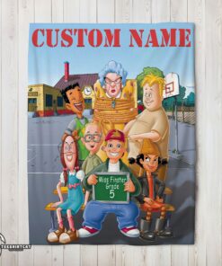 Pretty Recess Cartoon Miss Finster Grade 5 Blanket Fleece Customized Blanket