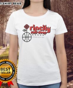 Alt Text: 2025 Pretty Rip City Runs Deep opening night ladies tee featuring vibrant colors and stylish design.