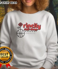 Pretty Rip City Runs Deep Opening Night 2025 Sweatshirt featuring vibrant colors and unique design for fans.