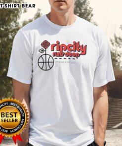Pretty Rip City Runs Deep Opening Night 2025 T-Shirt featuring vibrant design and team colors for fans.