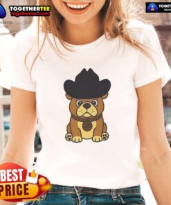 Pretty Rodeo Roscoe Dog Ladies Tee featuring a stylish design with a cute dog graphic perfect for dog lovers.