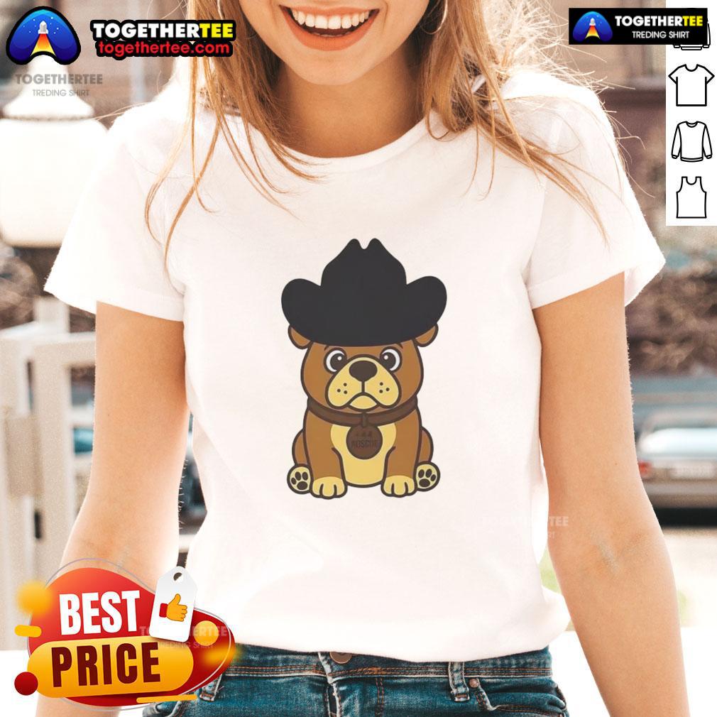 Pretty Rodeo Roscoe Dog Ladies Tee Pretty Rodeo Roscoe Dog Ladies Tee featuring a stylish design with a cute dog graphic perfect for dog lovers.