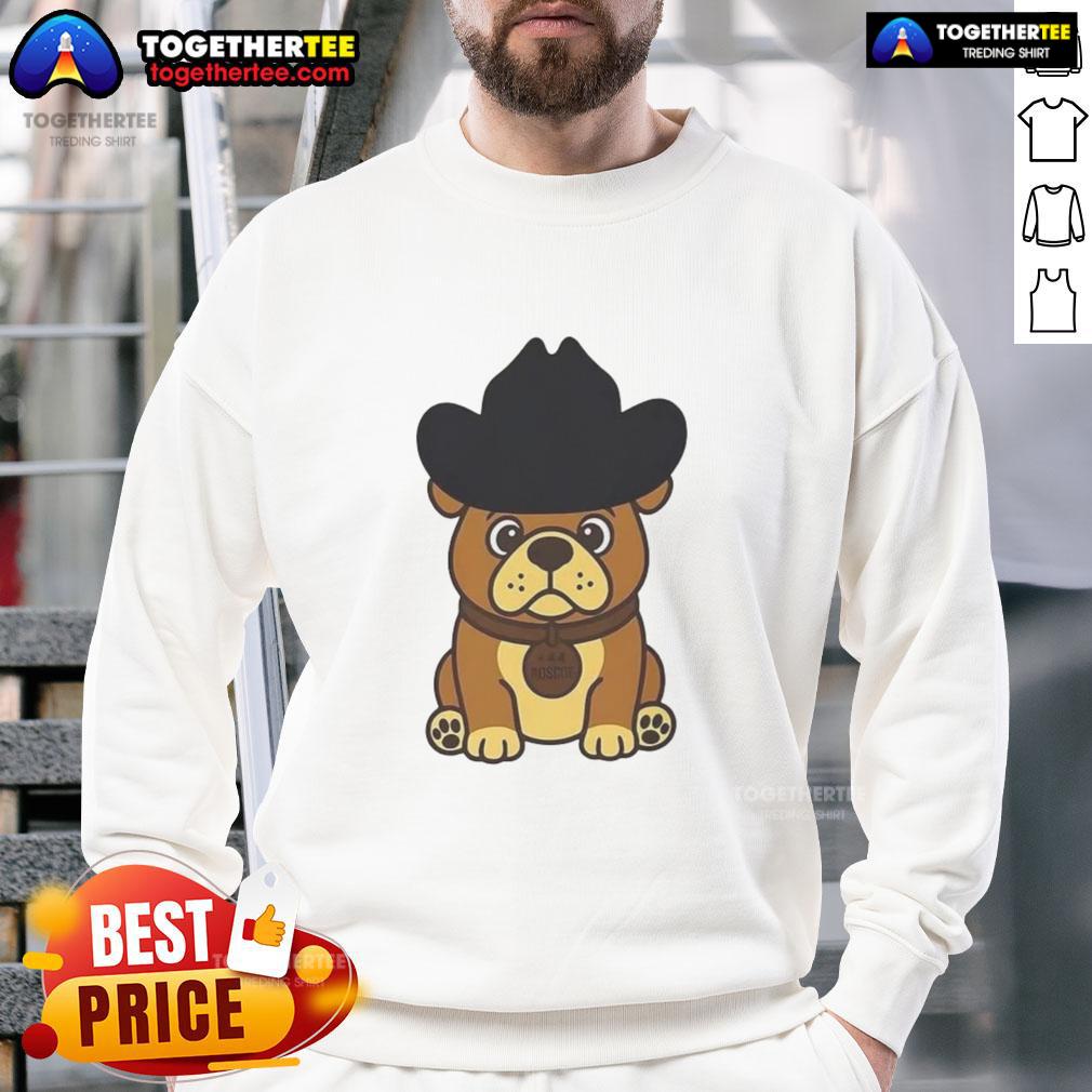 Pretty Rodeo Roscoe Dog Sweatshirt Pretty Rodeo Roscoe Dog Sweatshirt featuring a stylish design for dog lovers, perfect for cozy outings and casual wear.