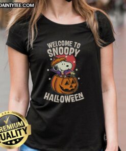 Pretty Snoopyween Welcome To Snoopy Halloween T-Shirt - Image 3