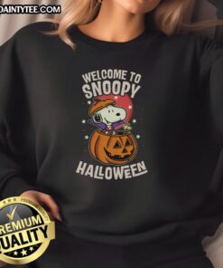 Pretty Snoopyween Welcome To Snoopy Halloween T-Shirt - Image 5