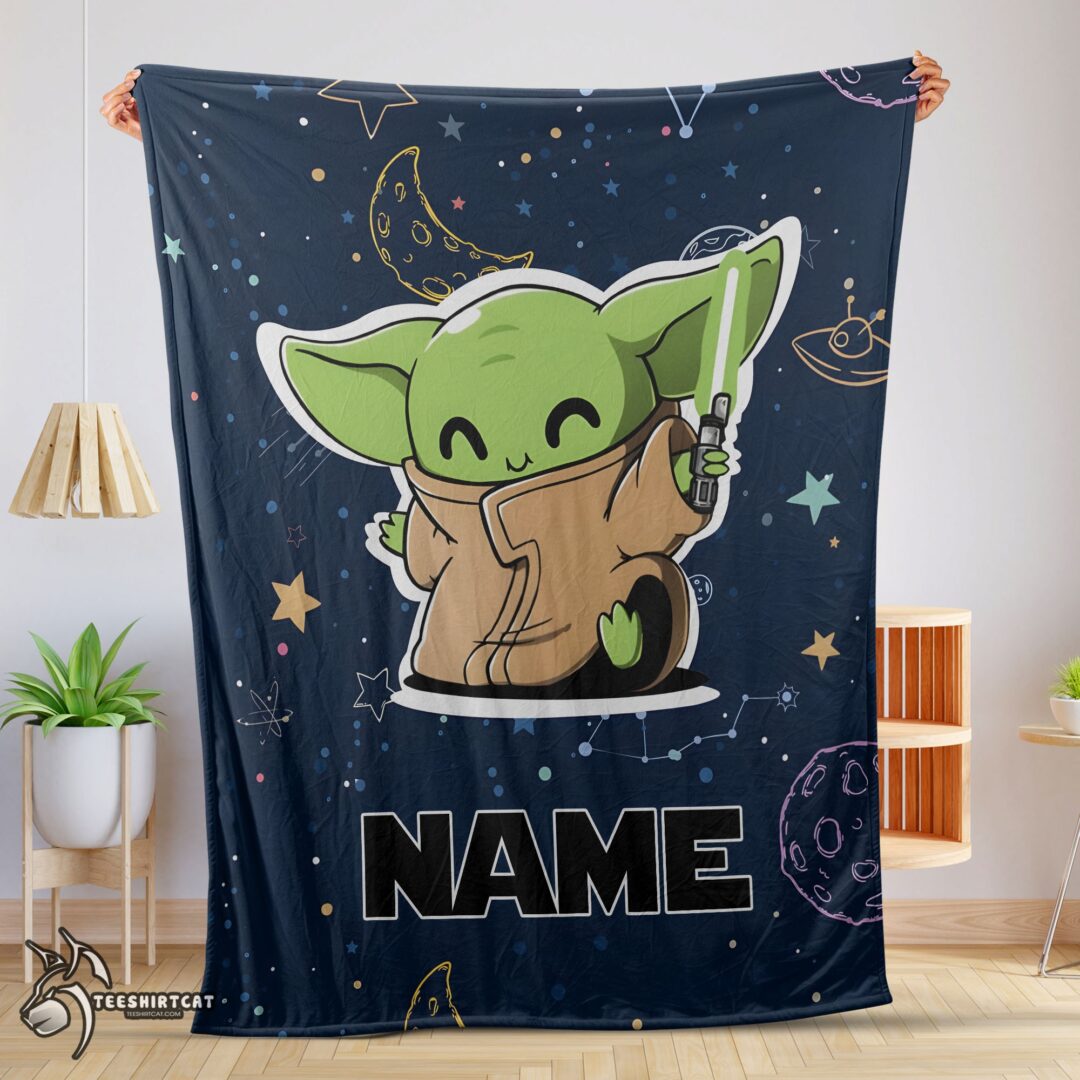 pretty-star-wars-baby-yoda-astronomy-blanket-fleece-customized-blanket-mk-01 Pretty Star Wars Baby Yoda Astronomy Blanket Fleece Customized Blanket