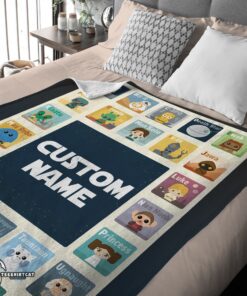 Pretty Star Wars Chibi Character Blanket Fleece Customized Blanket - Image 4