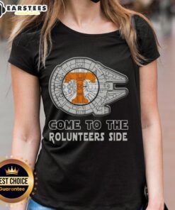 Pretty Star Wars Come to the Tennessee Volunteers side ladies tee featuring vibrant graphics and a stylish design.