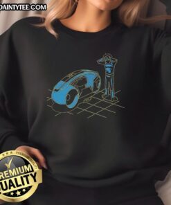 Alt Text: Stylish Pretty The Big Bang Theory Sheldon Cooper Tron sweatshirt featuring vibrant graphics and a comfortable fit.