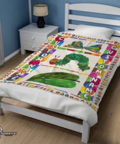 Pretty The Very Hungry Caterpillar Blanket Fleece Customized Blanket - Image 3