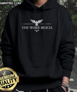 Pretty The Woke Reich Conservative Anti-Zionist Logo T-Shirt - Image 2