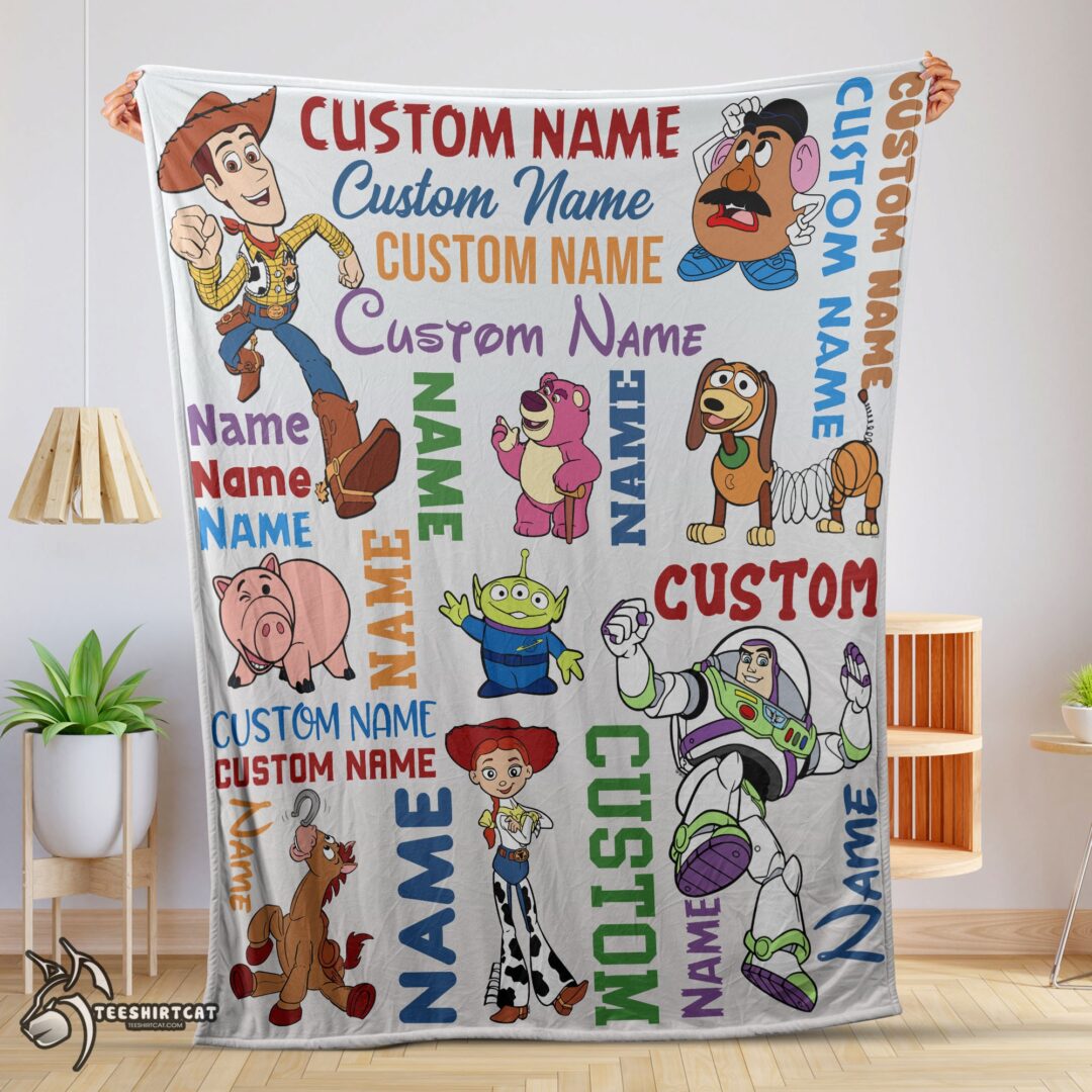 pretty-toy-story-with-our-disney-cartoon-toy-story-bedding-blanket-e28093-customize-blanket-mk-01 Pretty Disney Toy Story Cartoon Characters Blanket Fleece Customized Blanket