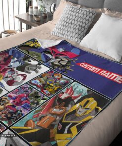Pretty Transformers Animated Characters Blanket Fleece Customized Blanket - Image 4