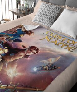 Pretty Treasure Planet Movie Poster Blanket Fleece Customized Blanket - Image 4