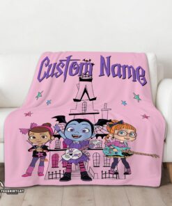 Pretty Vampirina With Poppy Peepleson & Bridget Drawing Blanket Fleece Customized Blanket - Image 3