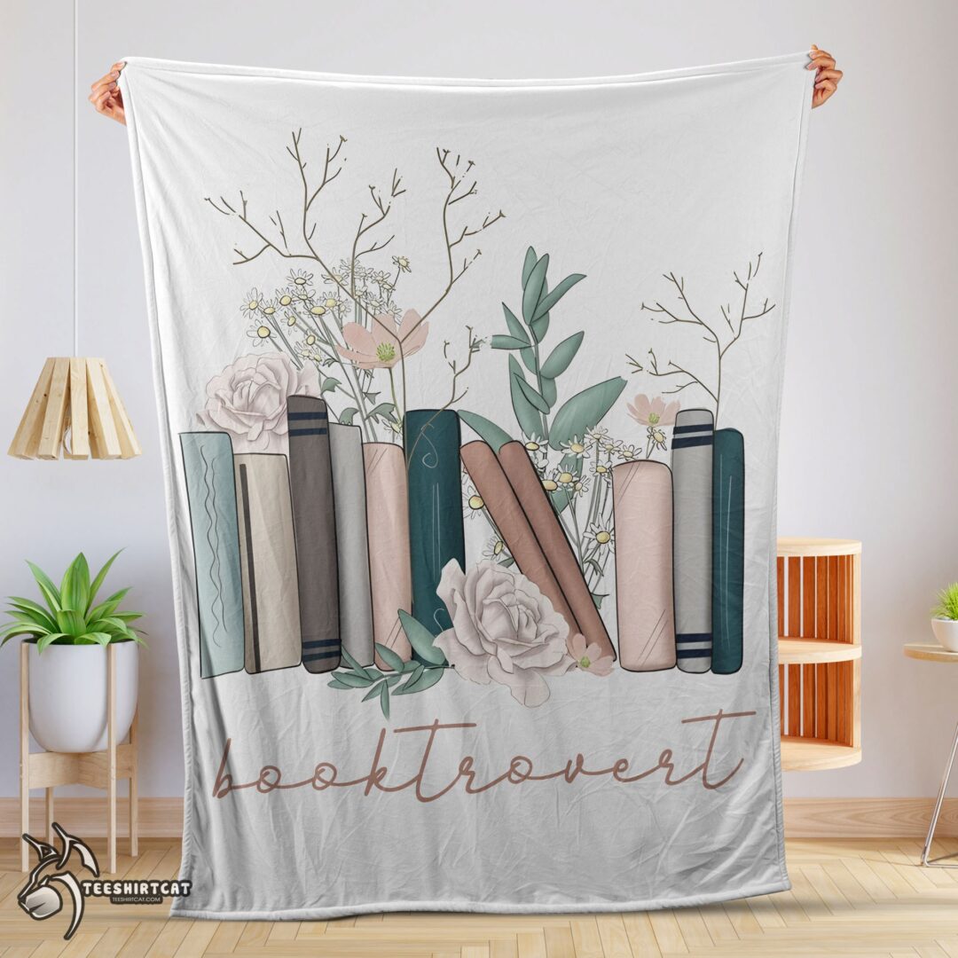 pretty-vintage-floral-book-lover-blanket-fleece-mk-01 Pretty Vintage Floral Book Lover Blanket Fleece