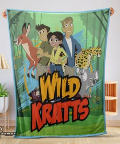 Pretty Wild Kratts Adventure Blanket Fleece