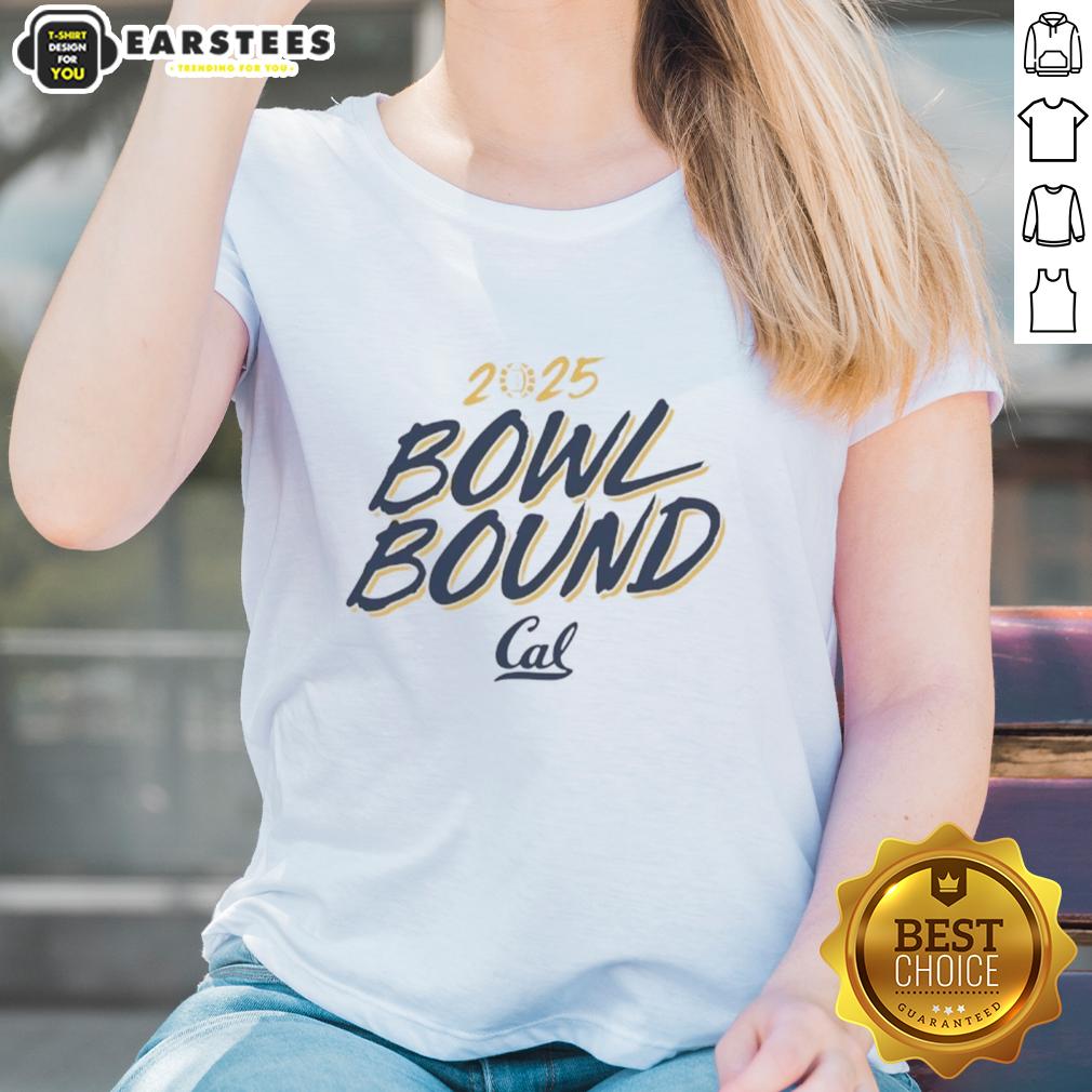 top-cal-golden-bears-bowl-bound-2025-ladies-tee Top Cal Golden Bears Bowl Bound 2025 Ladies Tee showcasing team spirit and style for female fans.