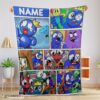 Top Cartoon Rainbow Friends Roblox Blanket Fleece Customized Blanket