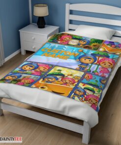 Top Cartoon Team Umizoomi Cute Blanket Fleece Customized Blanket - Image 3