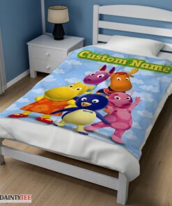 Top Cartoon The Backyardigans With Friends Blanket Fleece Customized Blanket - Image 3