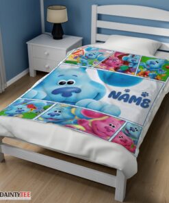 Top Cartoon TV Show Blue’s Clues Blanket Fleece Customized Blanket - Image 3