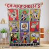 Top Chuck E. Cheese's Where A Kid Can Be A Kid Blanket Fleece