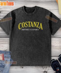 Top Costanza Import Export washed T-shirt in soft fabric, casual style for everyday wear, available in various colors.