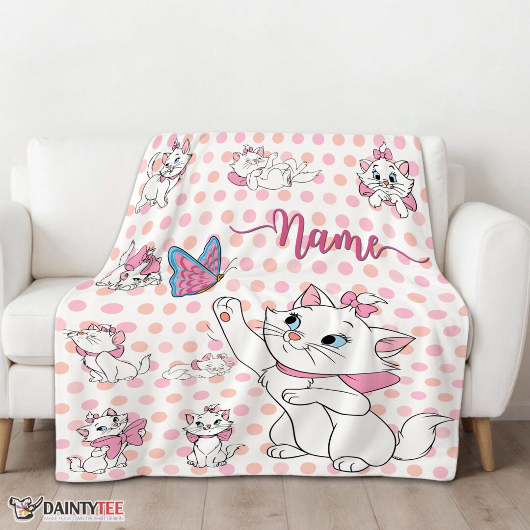 top-cute-marie-cat-blanket-fleece-customized-blanket-mk-01 Top Cute Marie Cat Blanket Fleece Customized Blanket - Image 3
