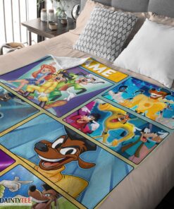Top Disney A Goofy Movie Max Goof & Powerline Blanket Fleece Customized Blanket - Image 4