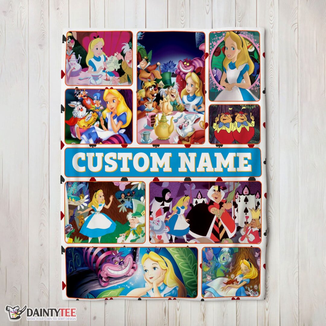 top-disney-alice-in-wonderland-adventure-collage-blanket-fleece-customized-blanket-mk-02-1 Top Disney Alice In Wonderland Adventure Collage Blanket Fleece Customized Blanket