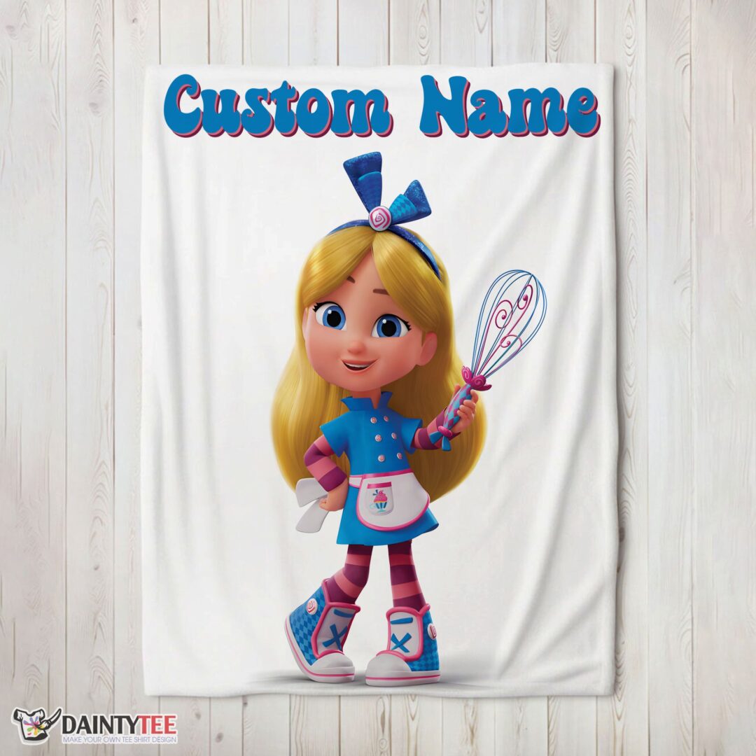 top-disney-alices-wonderland-bakery-blanket-fleece-customized-blanket-mk-02-1 Top Disney Alice's Wonderland Bakery Blanket Fleece Customized Blanket