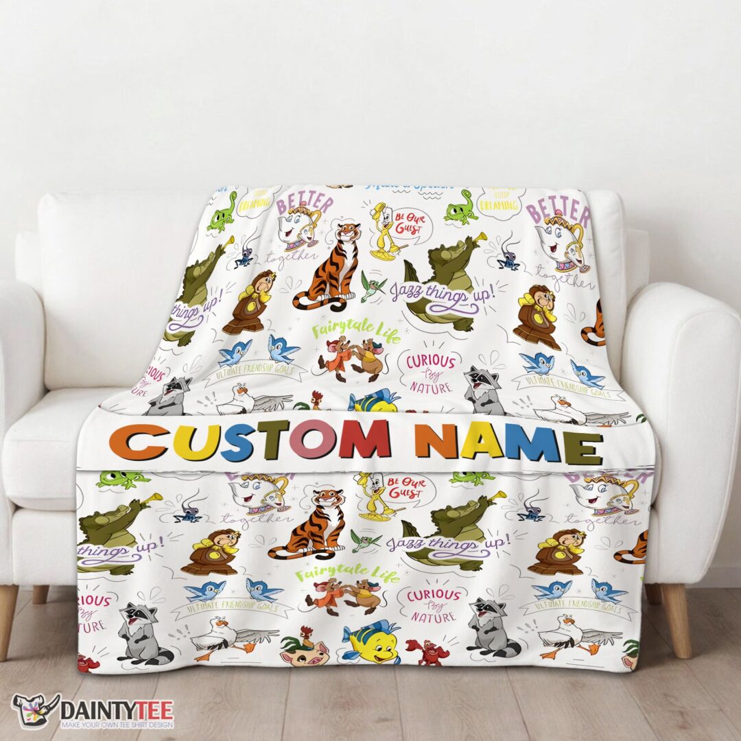 top-disney-animal-characters-collage-blanket-fleece-customized-blanket-mk-01 Top Disney Animal Characters Collage Blanket Fleece Customized Blanket - Image 3