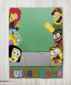 Top Disney Big City Greens Peeking Family Blanket Fleece Customized Blanket