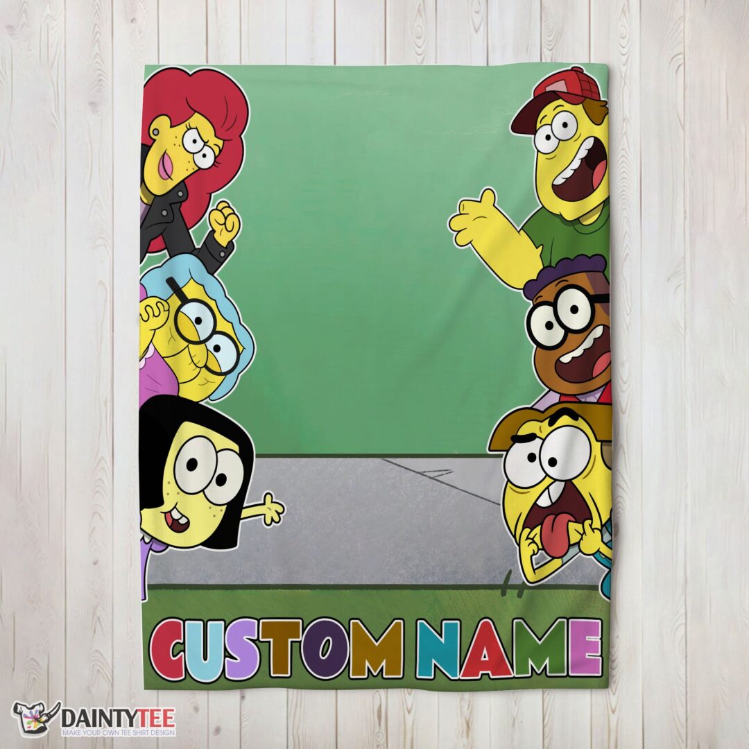 top-disney-big-city-greens-peeking-family-blanket-fleece-customized-blanket-mk-02 Top Disney Big City Greens Peeking Family Blanket Fleece Customized Blanket