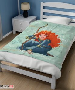 Top Disney Brave Merida Princess Blanket Fleece - Image 3