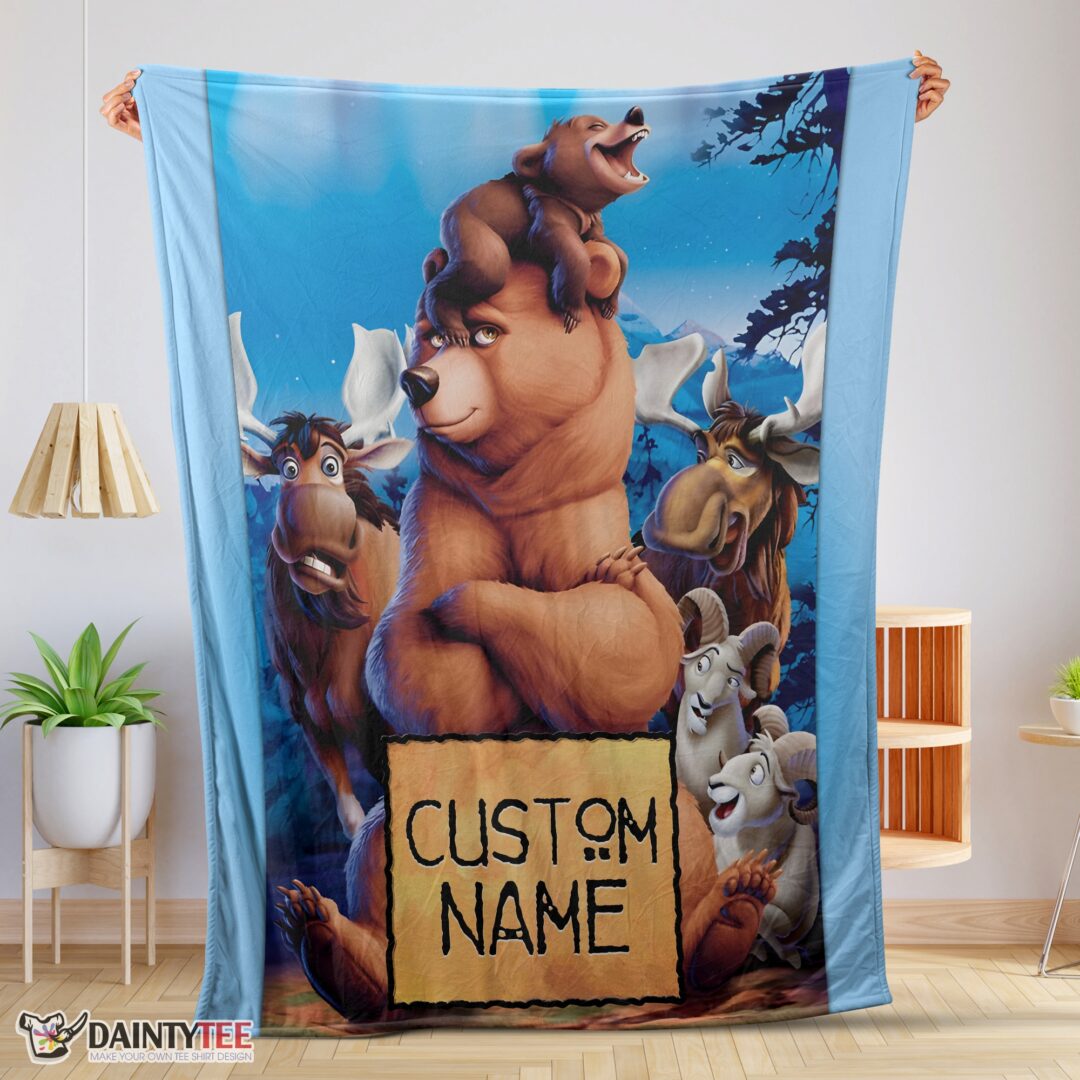 top-disney-brother-bear-poster-blanket-fleece-customized-blanket-mk-01-1 Top Disney Brother Bear Poster Blanket Fleece Customized Blanket