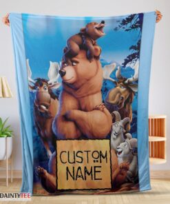 Top Disney Brother Bear Poster Blanket Fleece Customized Blanket