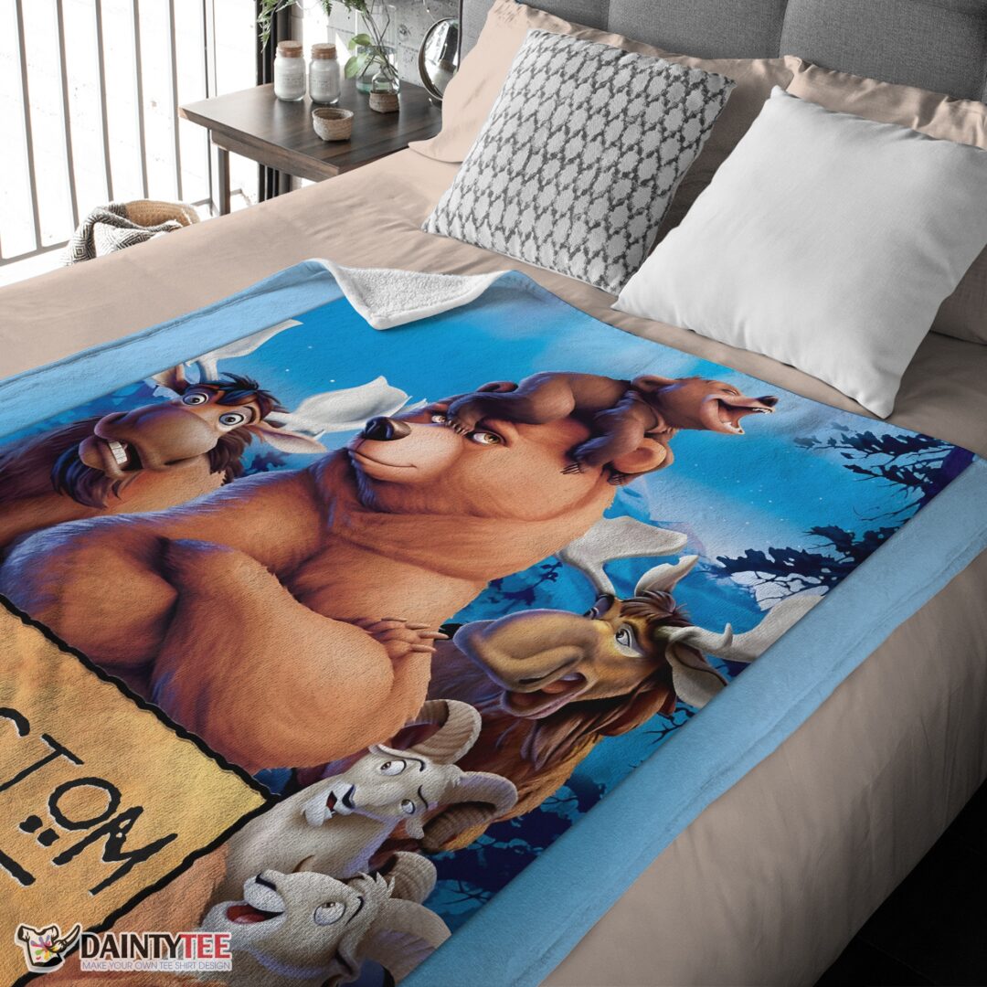 top-disney-brother-bear-poster-blanket-fleece-customized-blanket-mk-03 Top Disney Brother Bear Poster Blanket Fleece Customized Blanket - Image 4