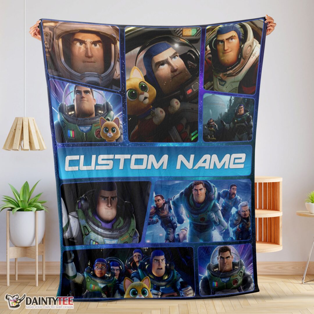 top-disney-buzz-lightyear-collage-fleece-customized-blanket-mk-01 Top Disney Buzz Lightyear Collage Fleece Customized Blanket