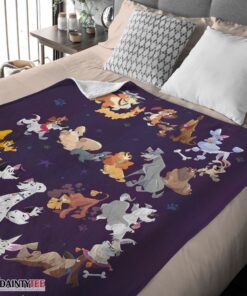 Top Disney Cartoon All Disney Dog Blanket Fleece Customized Blanket - Image 4