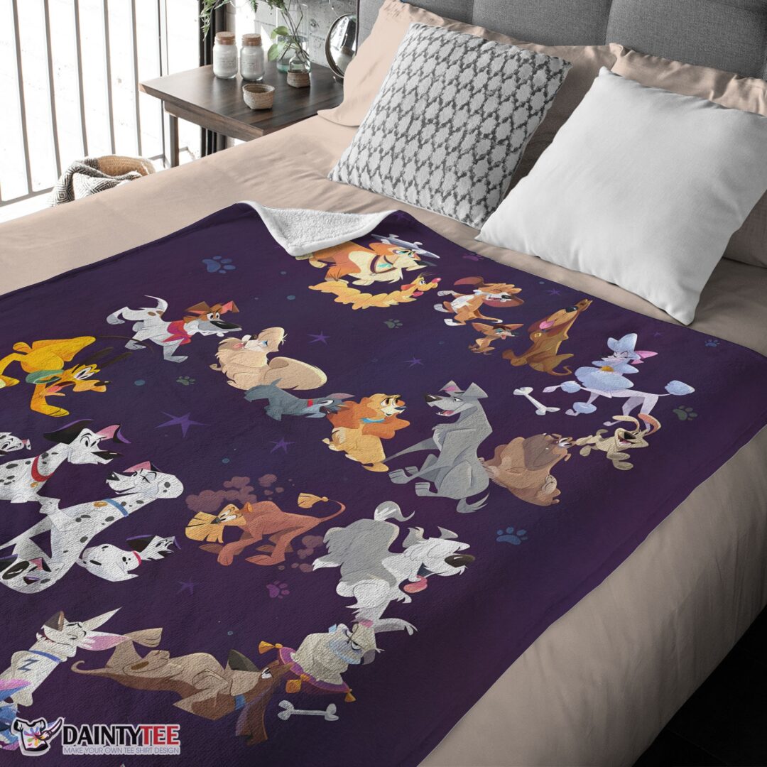 top-disney-cartoon-all-disney-dog-blanket-fleece-customized-blanket-mk-03 Top Disney Cartoon All Disney Dog Blanket Fleece Customized Blanket - Image 4