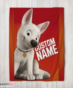 Top Disney Cartoon Bolt Blanket Fleece Customized Blanket
